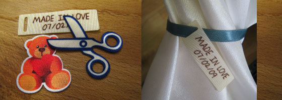 exemples de formes d'&eacute;tiquettes