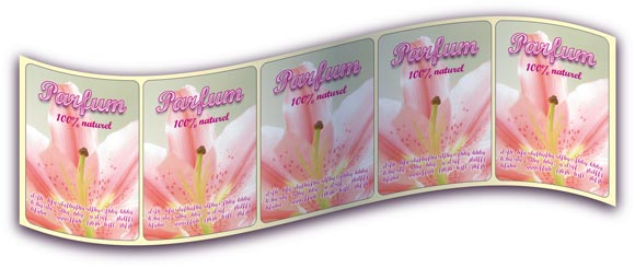 &eacute;tiquettes en rouleau