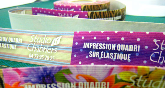 exemple de ruban &eacute;lastique imprim&eacute;