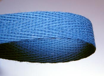aper&ccedil;u du ruban serg&eacute; coton